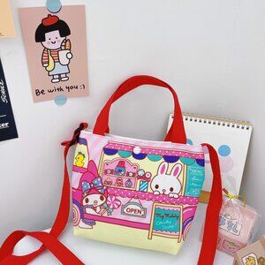 Sanrio My Melody Rythmn Candy Shop Tote  Bag (No Long Strap)